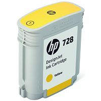 Картридж HP 728, желтый, 40-мл